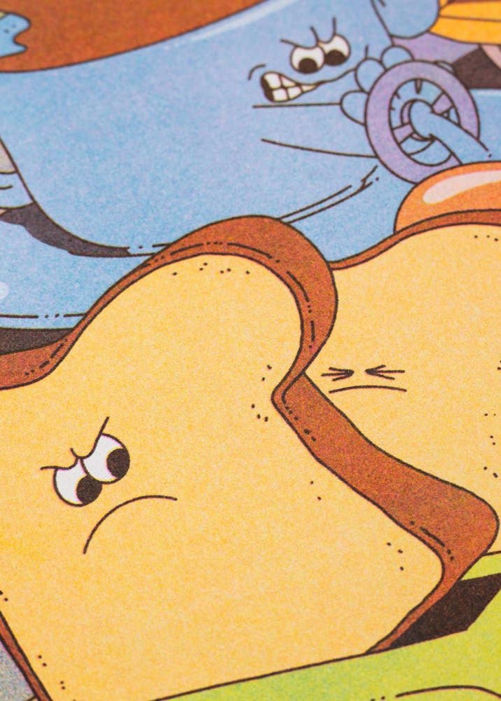 Affiche If there&#39;s a traffic jam... 12 x 17po Lauren Martin Kiblind Atelier - Ex - voto