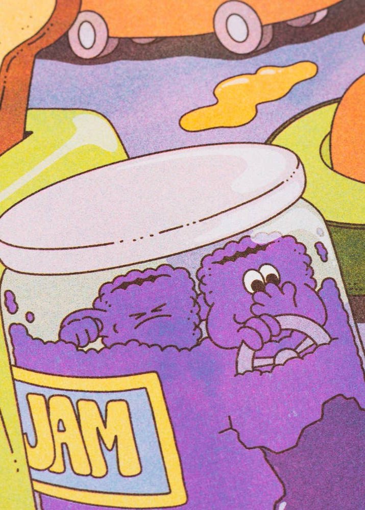 Affiche If there&#39;s a traffic jam... 12 x 17po Lauren Martin Kiblind Atelier - Ex - voto