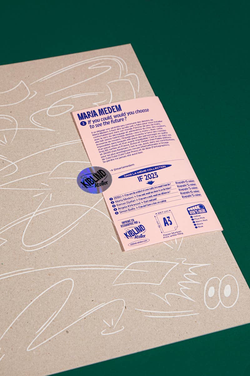 Affiche If you could... 12 x 17po María Medem - Kiblind Atelier - Ex-voto