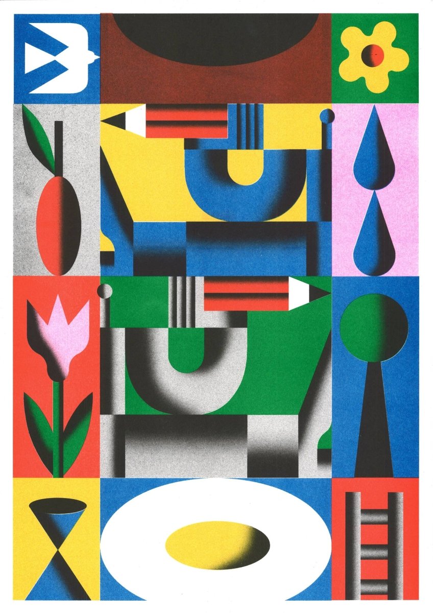 Affiche If you were the architect... 12 x 17po ZEBU Kiblind Atelier - Ex - voto