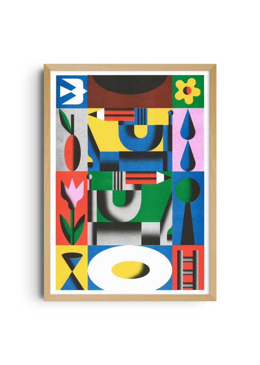 Affiche If you were the architect... 12 x 17po ZEBU Kiblind Atelier - Ex - voto