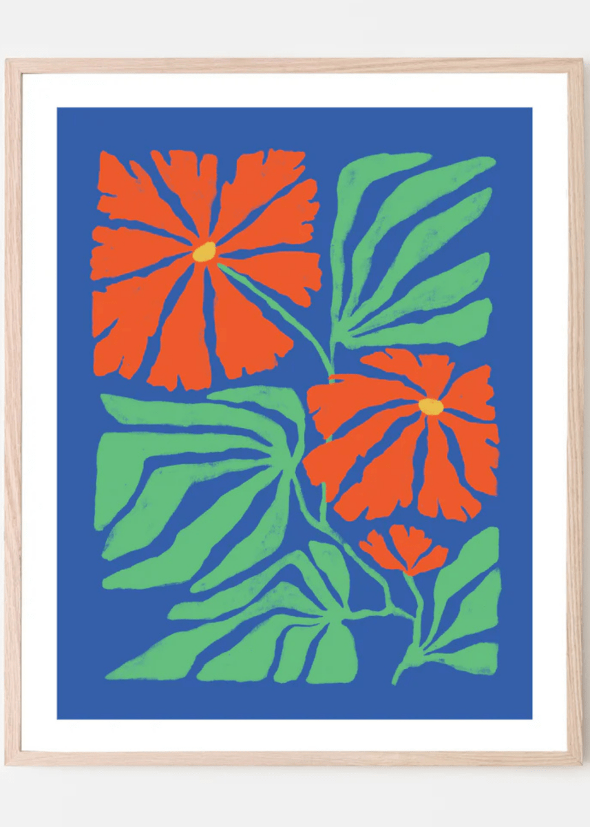 Affiche Jardin Azur Paperole 8 x 10 - Ex - voto