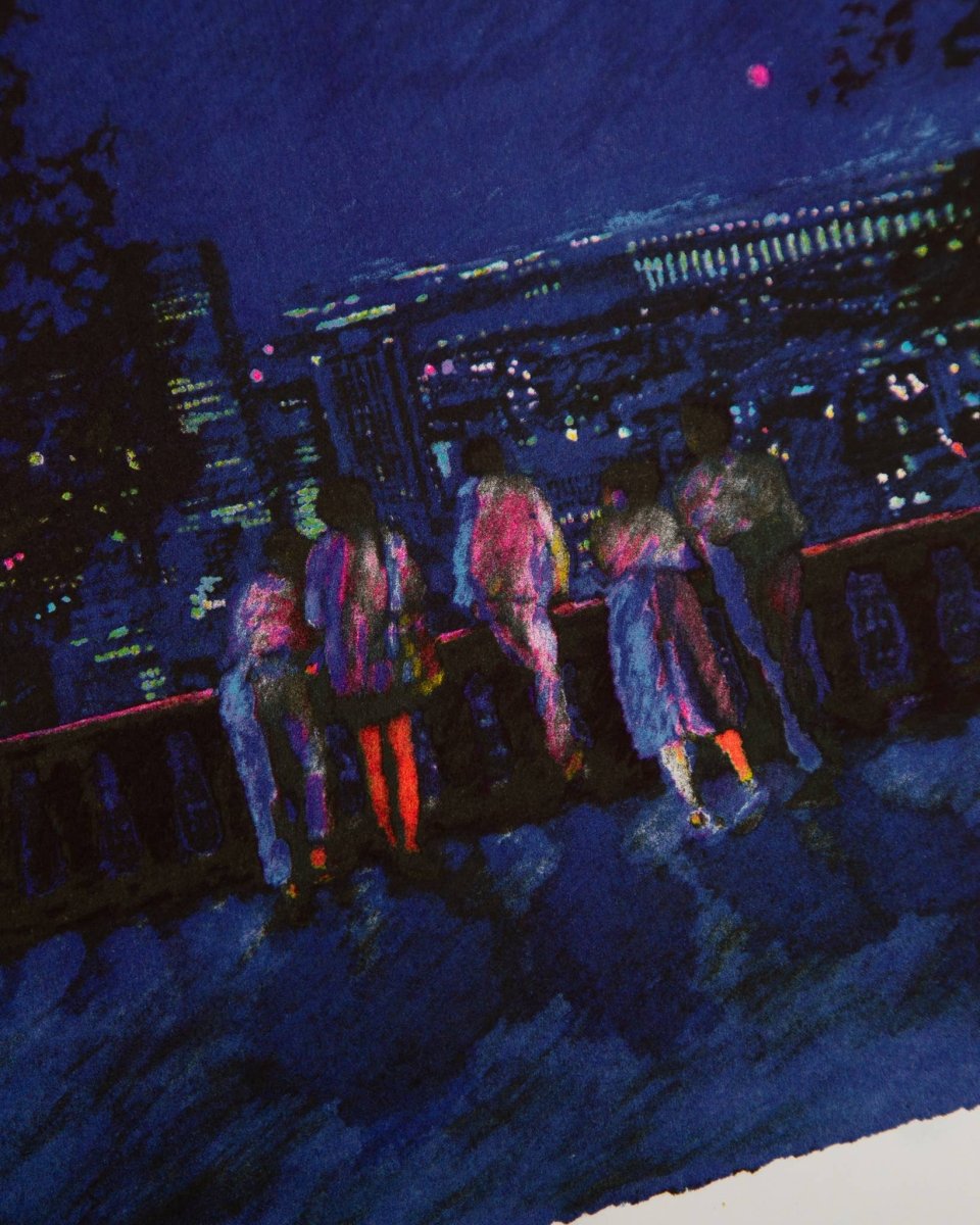 Affiche Jésus de Montréal 12 x 17po Clément Thoby Kiblind Atelier - Ex - voto