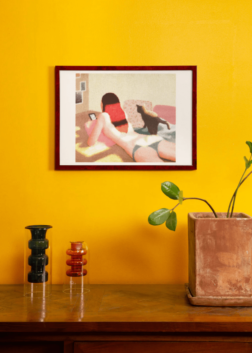 Affiche Just Out of the Bath 12 x 17po S. Wajimaya Kiblind Atelier - Ex - voto