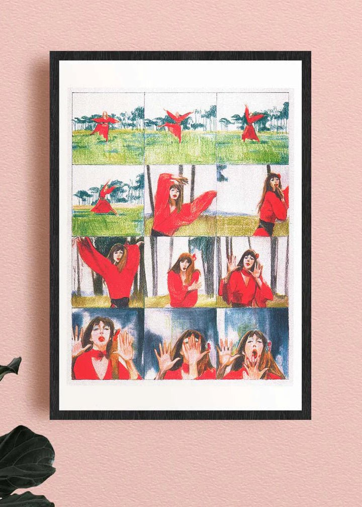 Affiche Kate Bush 12 x 17po K. Tzekova Kiblind Atelier - Ex - voto