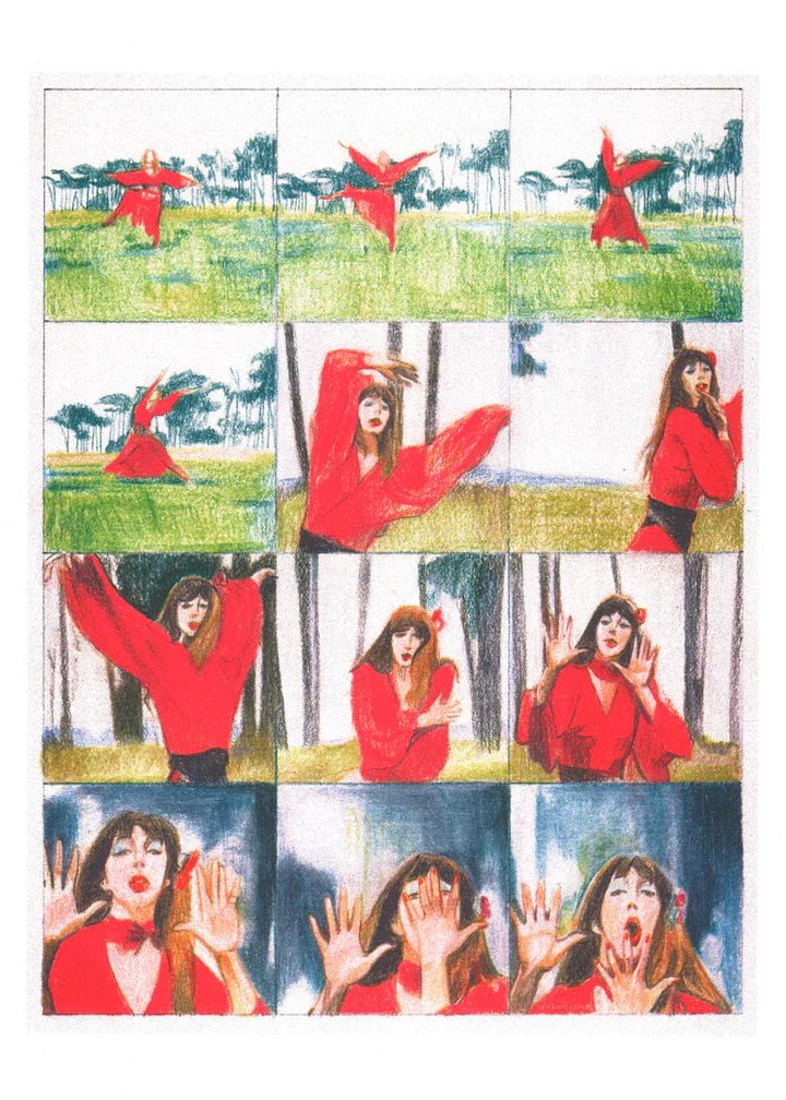 Affiche Kate Bush 12 x 17po K. Tzekova Kiblind Atelier - Ex - voto