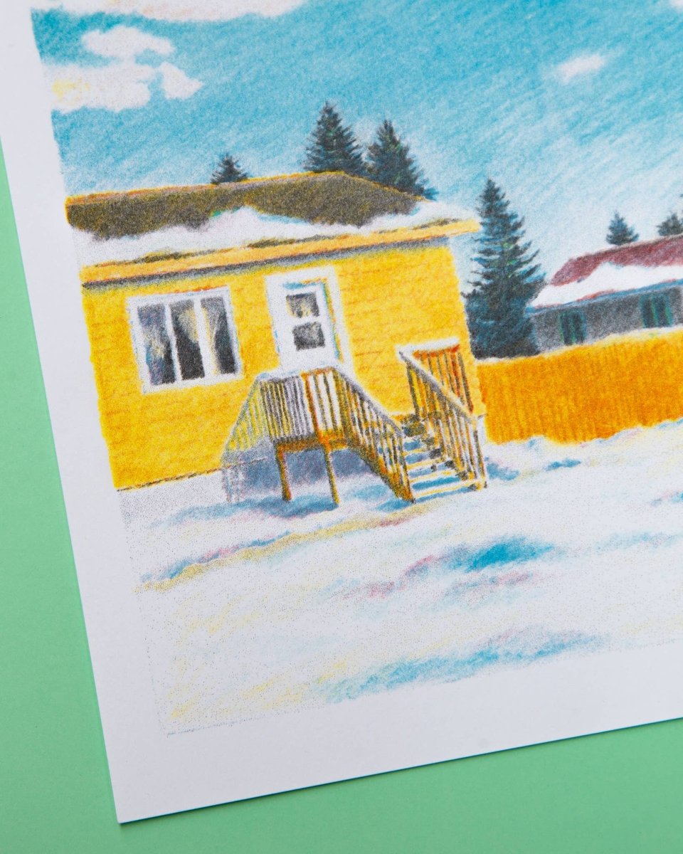 Affiche Kuessipan Myriam Verreault 12 x 17po Clément Thoby Kiblind Atelier - Ex - voto