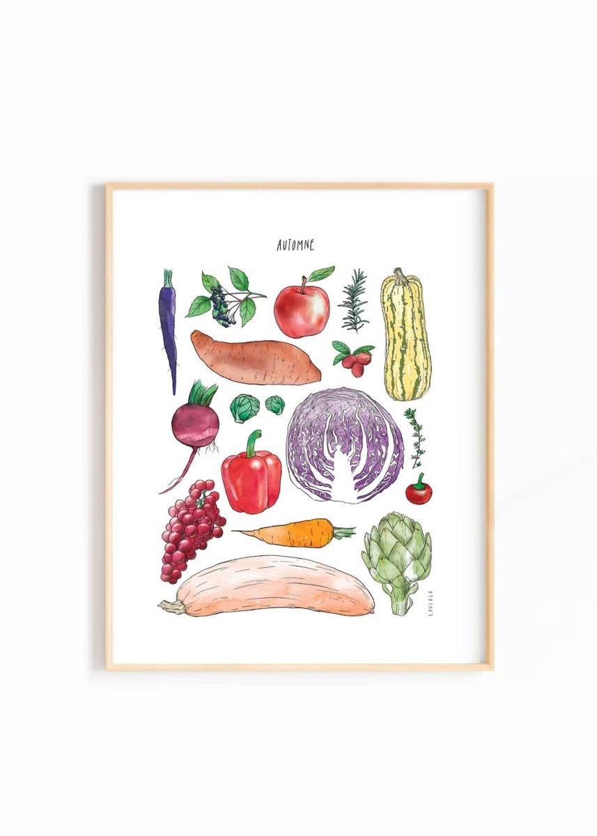 Affiche Laucolo 11 x 14 Automne - Ex - voto
