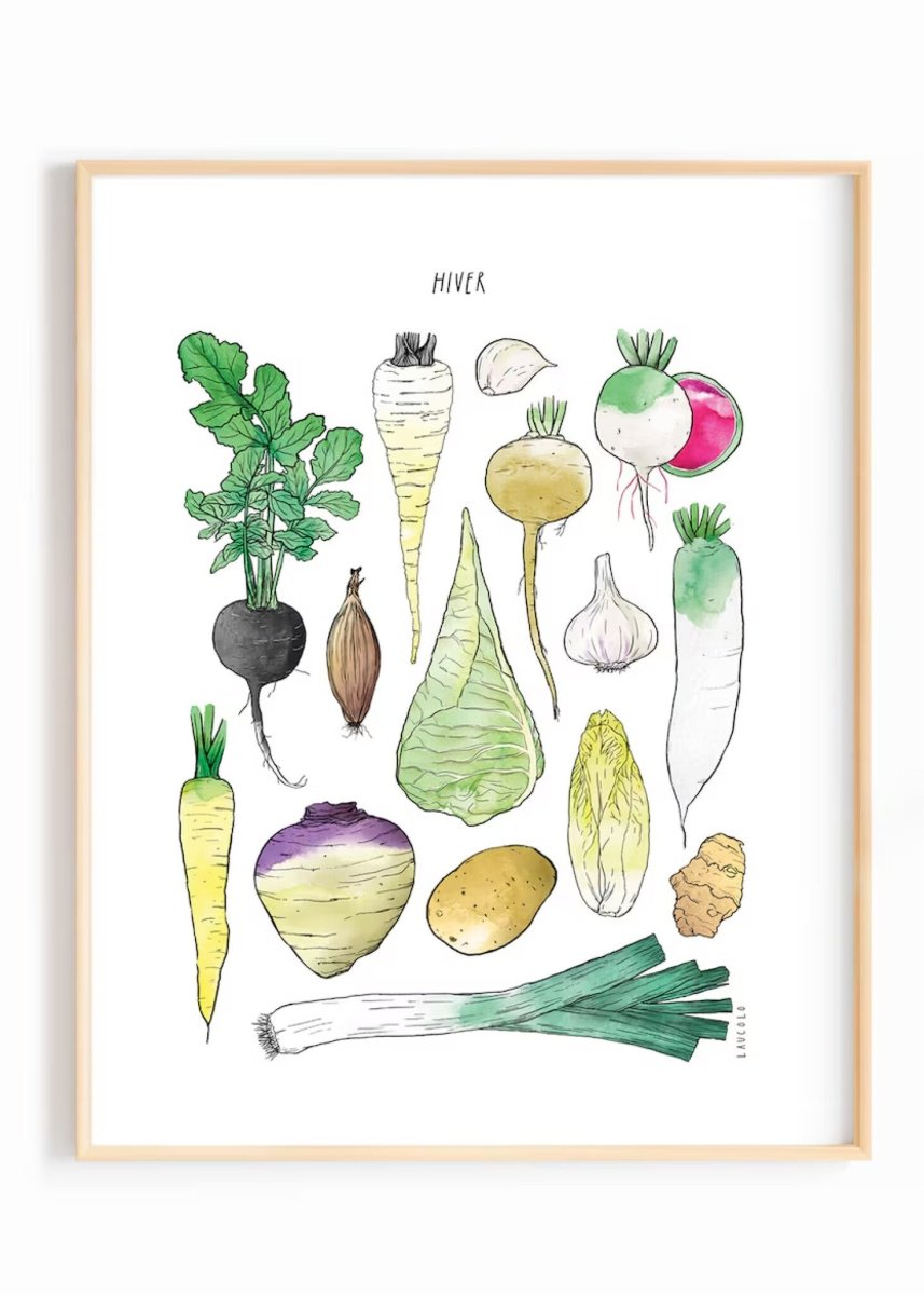 Affiche Laucolo 11 x 14 Hiver - Ex - voto