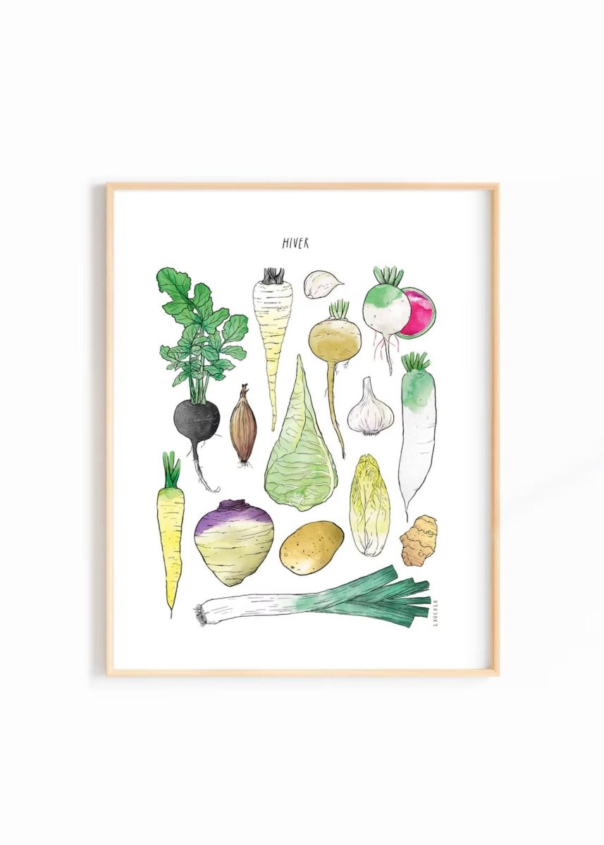 Affiche Laucolo 11 x 14 Hiver - Ex - voto