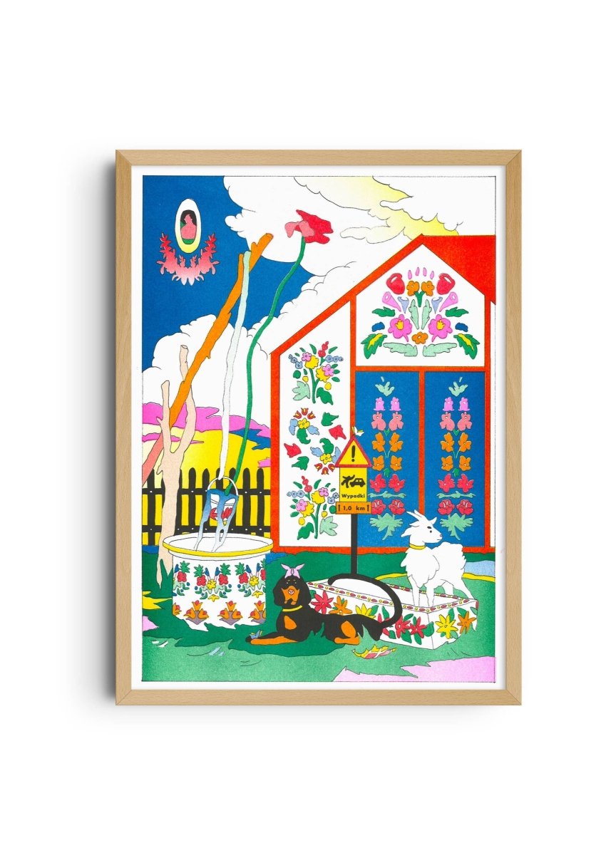 Affiche Nowhere in Poland 12 x 17po Abwu Kiblind Atelier - Ex - voto