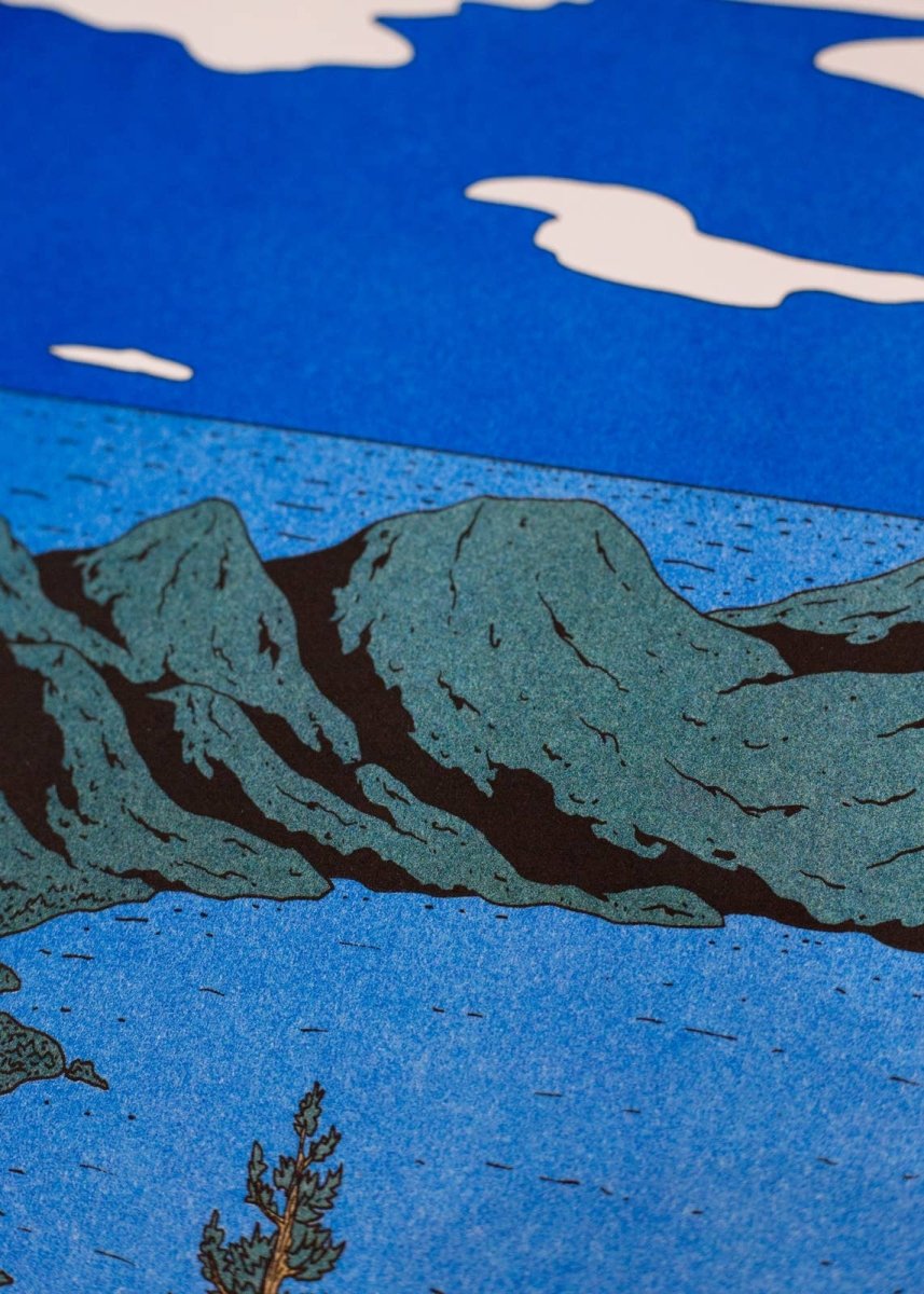 Affiche Nowhere in Portugal 12 x 17po Floor van het Nederend Kiblind Atelier - Ex - voto