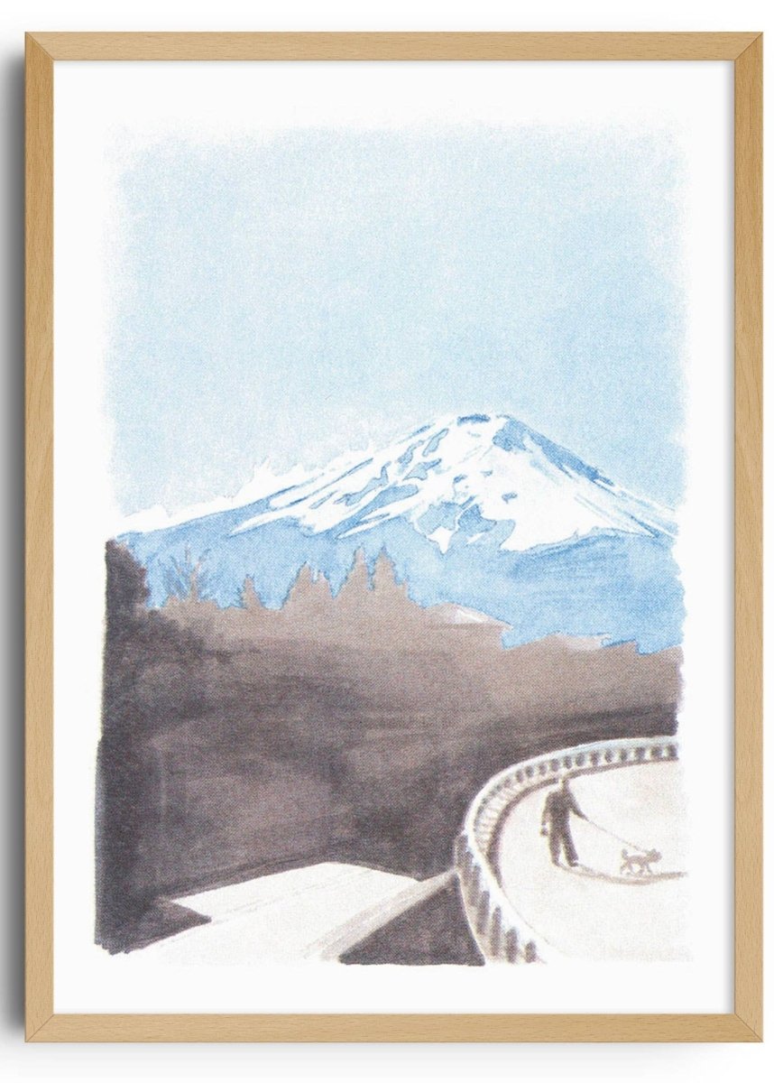 Affiche On the return train from.... 12 x 17po Goo Ltd Kiblind Atelier - Ex - voto