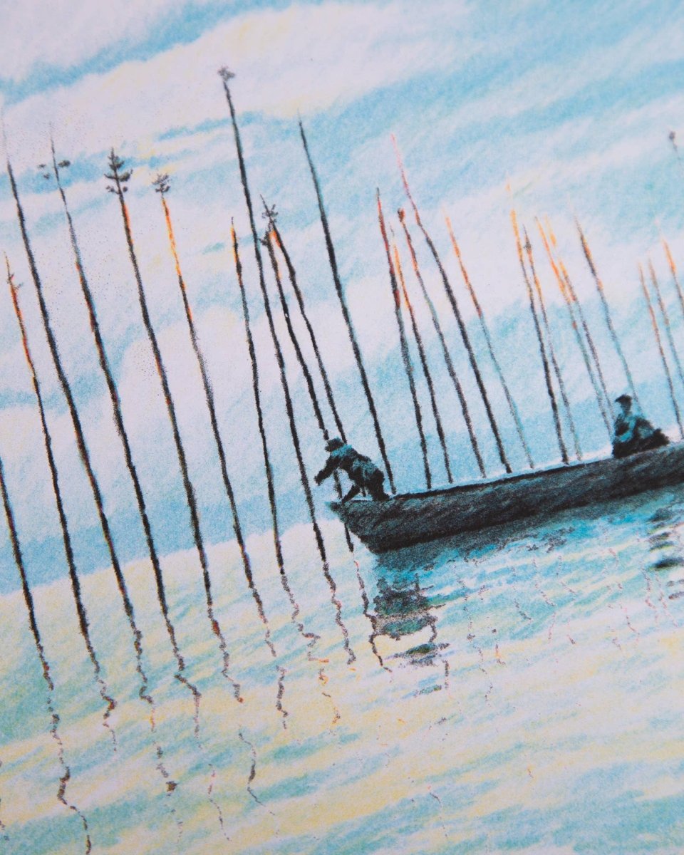 Affiche Pour la Suite du Monde 12 x 17po Clément Thoby Kiblind Atelier - Ex - voto