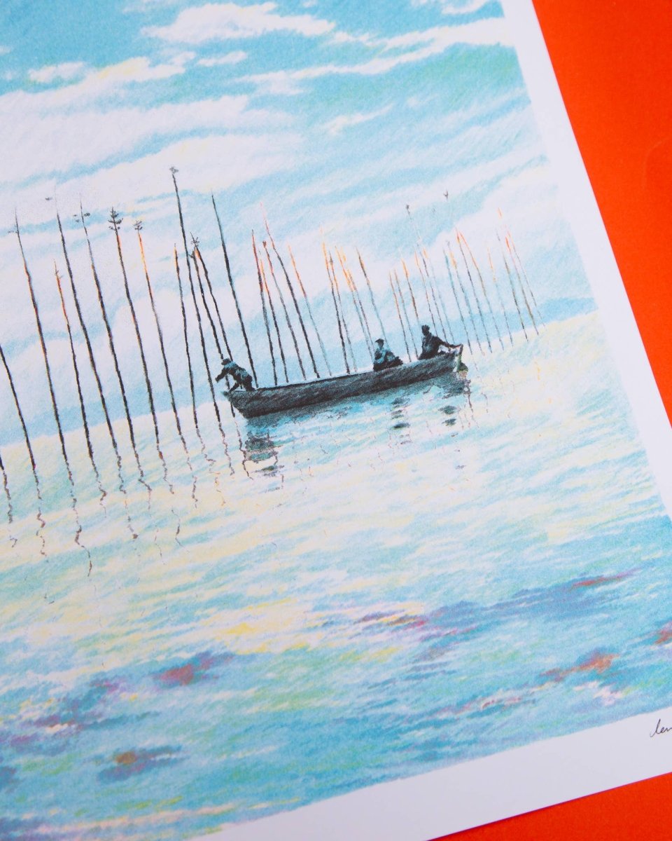 Affiche Pour la Suite du Monde 12 x 17po Clément Thoby Kiblind Atelier - Ex - voto