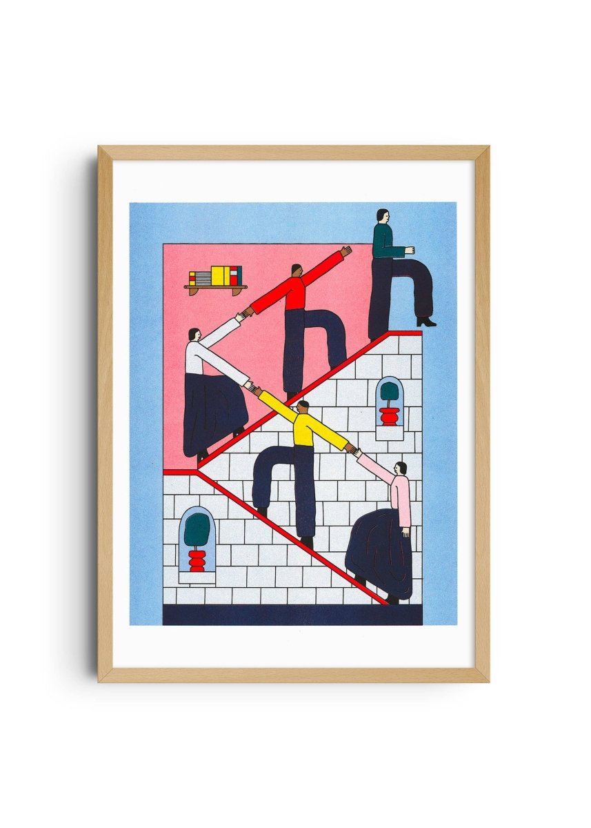 Affiche Progress was better before 12 x 17po Zack Rosebrugh Kiblind Atelier - Ex - voto