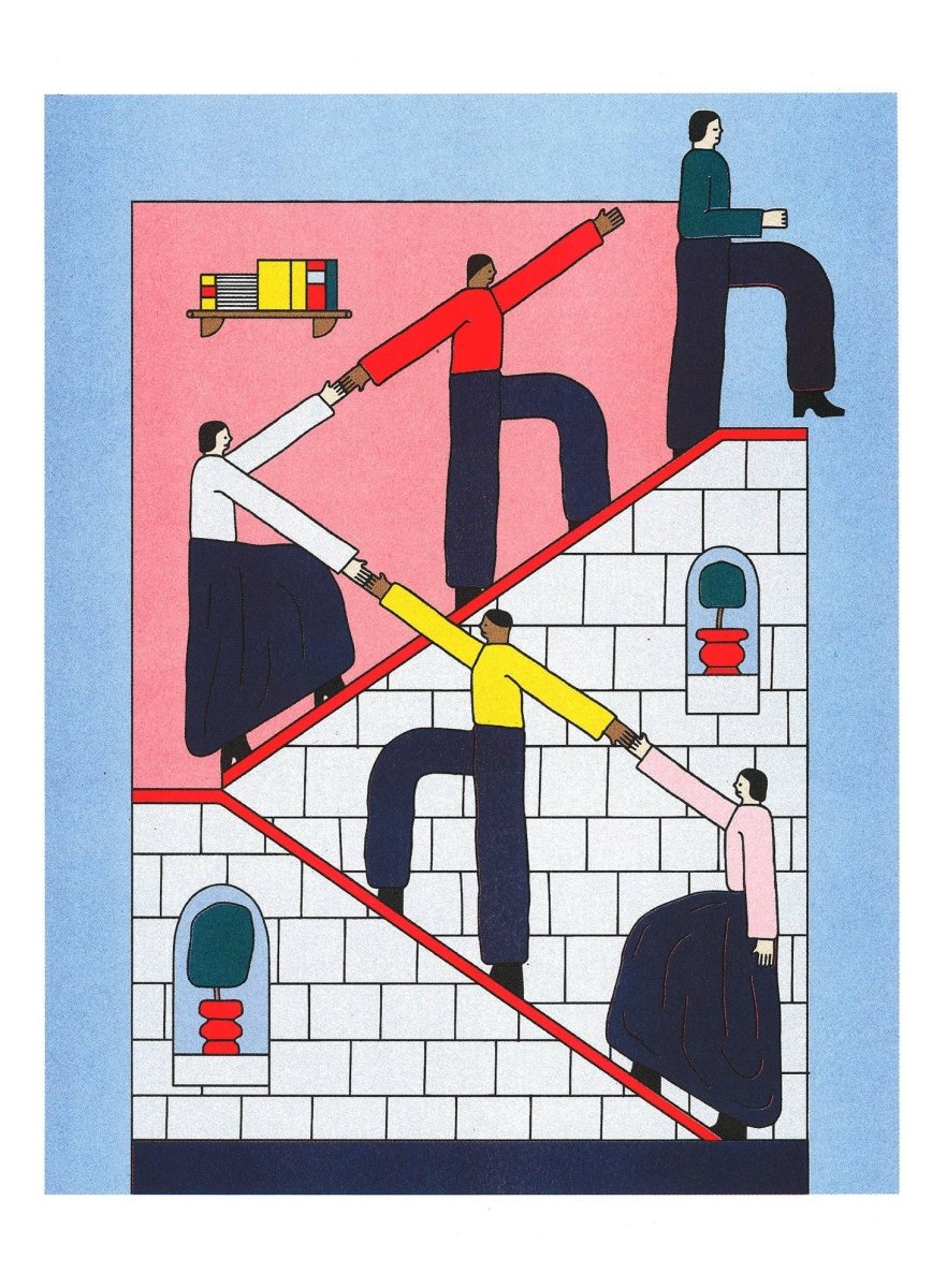 Affiche Progress was better before 12 x 17po Zack Rosebrugh Kiblind Atelier - Ex - voto