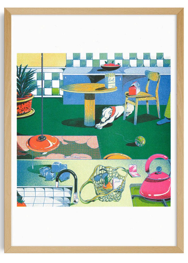 Affiche Quad in Quad Room 12 x 17po B. Panicha Kiblind Atelier - Ex - voto