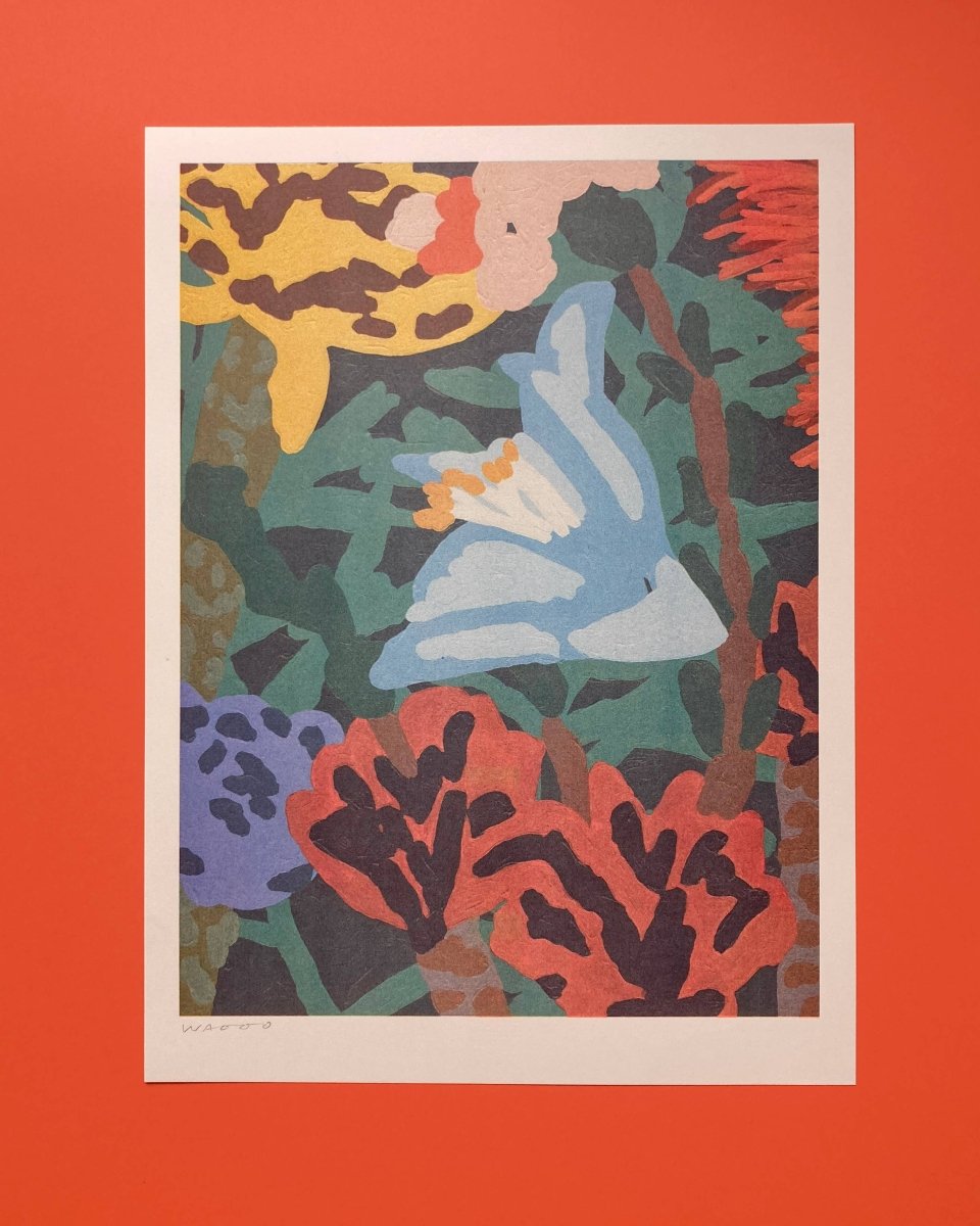 Affiche Riso Flowers of 2023 30x40 cm We are out of office - Ex - voto
