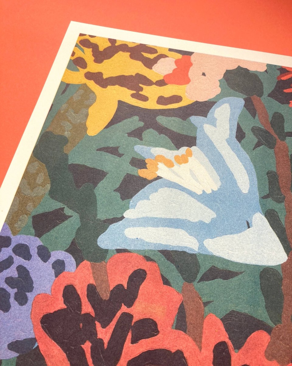 Affiche Riso Flowers of 2023 30x40 cm We are out of office - Ex - voto