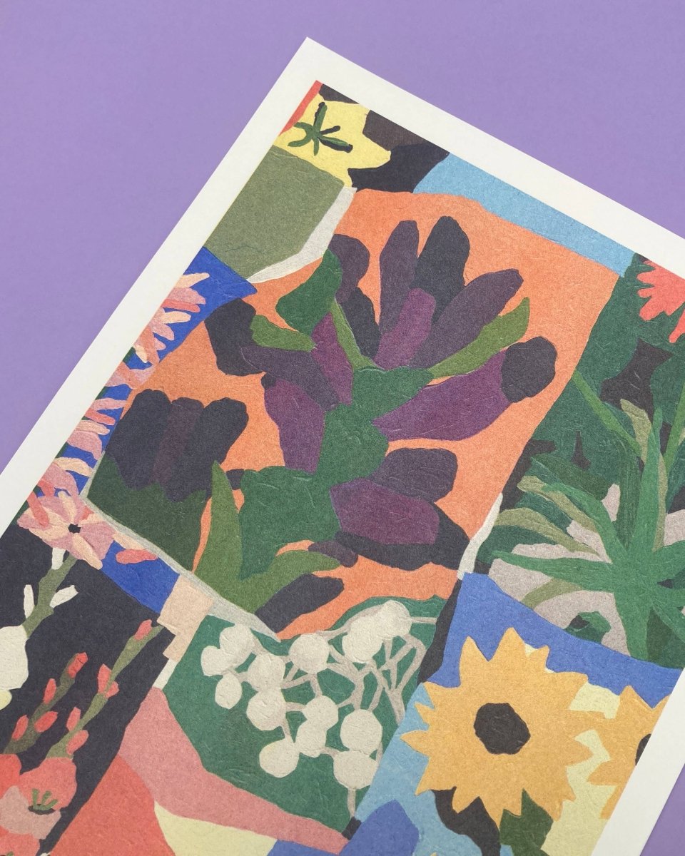 Affiche Riso Flowers Tominokoji - Dori 3 30x40 cm We are out of Office - Ex - voto