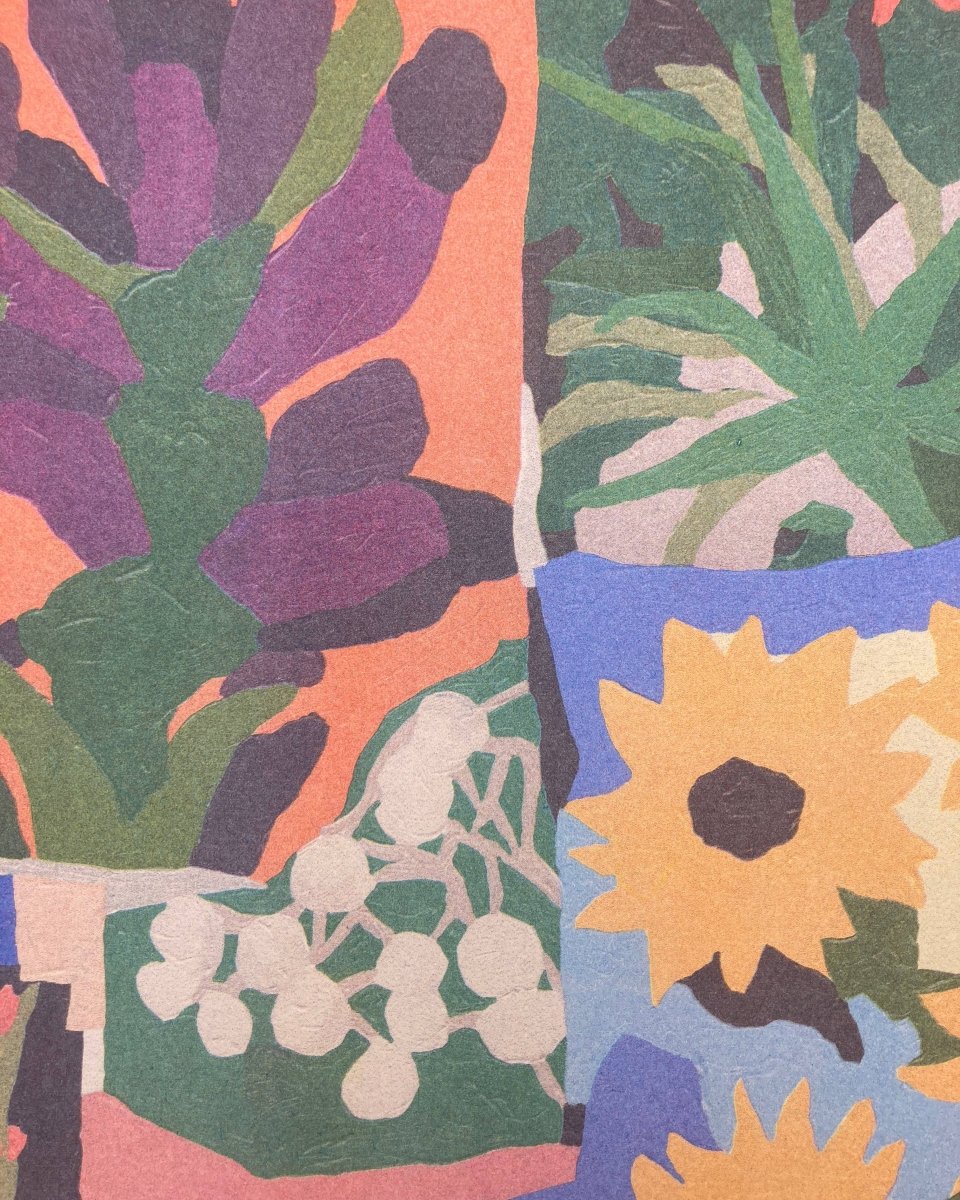Affiche Riso Flowers Tominokoji - Dori 3 30x40 cm We are out of Office - Ex - voto