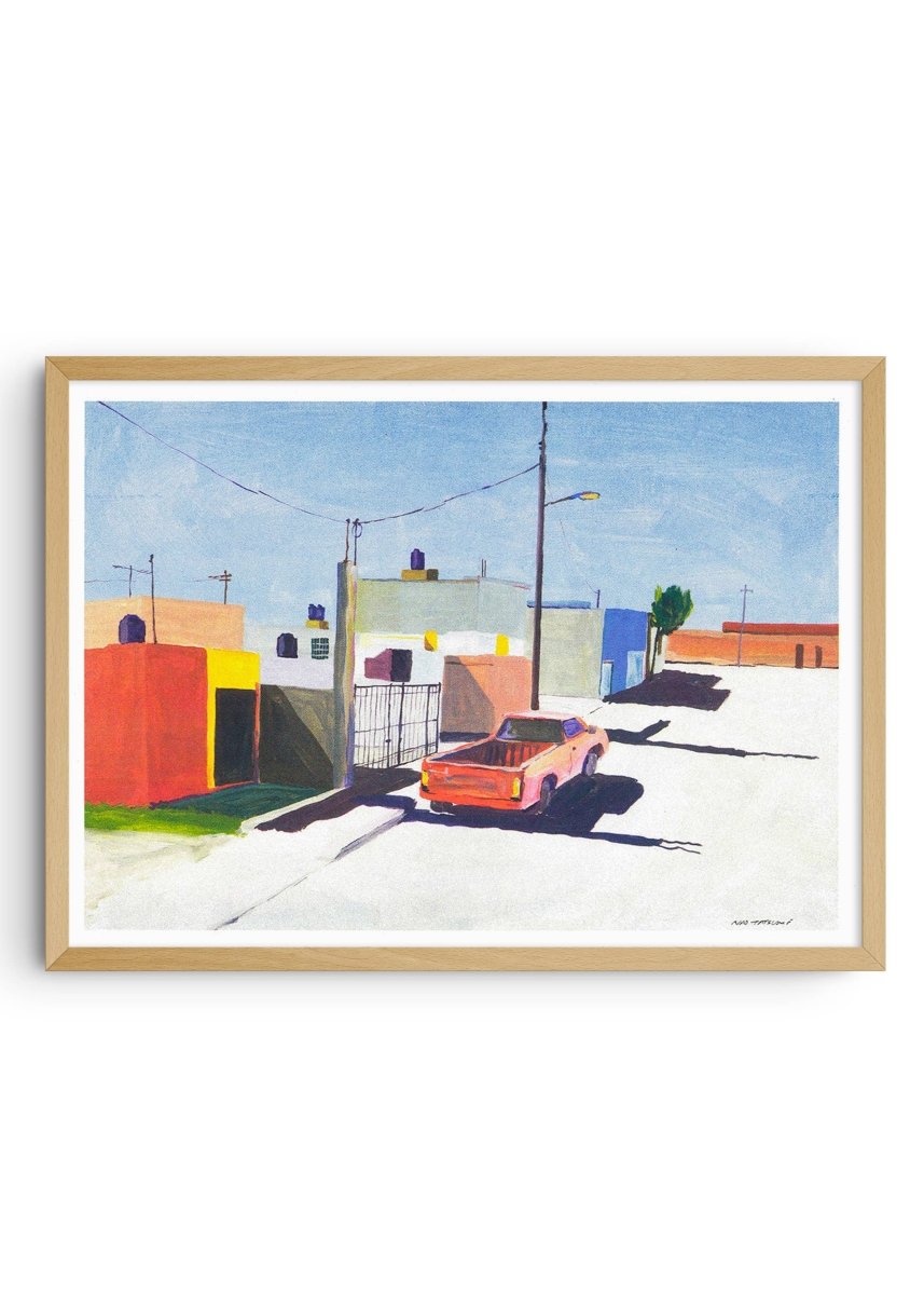 Affiche San Luis Potosi, Mexico 12 x 17po Nao Tatsumi Kiblind Atelier - Ex - voto