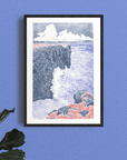 Affiche Scotland 12 x 17po Manon Diemer - Kiblind Atelier - Ex-voto
