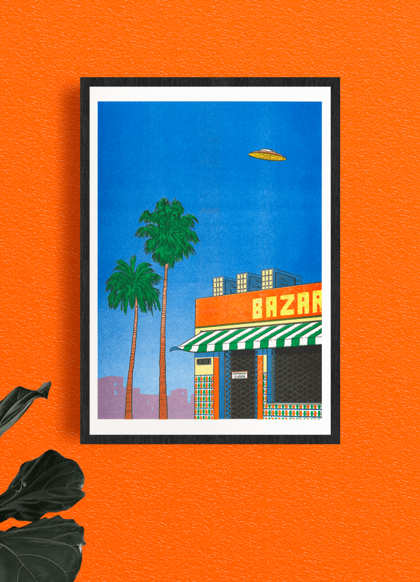 Affiche Spain at 15:00 12 x 17po Simon Bailly Kiblind Atelier - Ex-voto