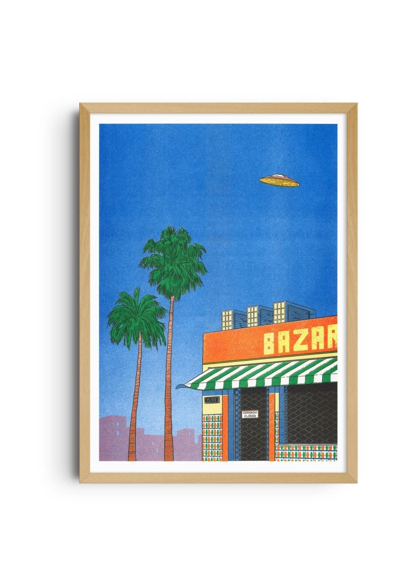 Affiche Spain at 15:00 12 x 17po Simon Bailly Kiblind Atelier - Ex-voto