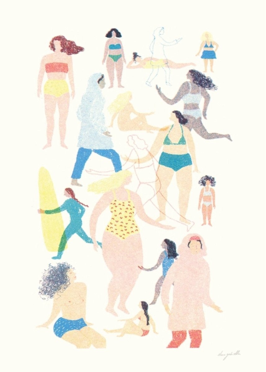 Affiche Swim 8 x 10 Elana Gabrielle - Ex - voto