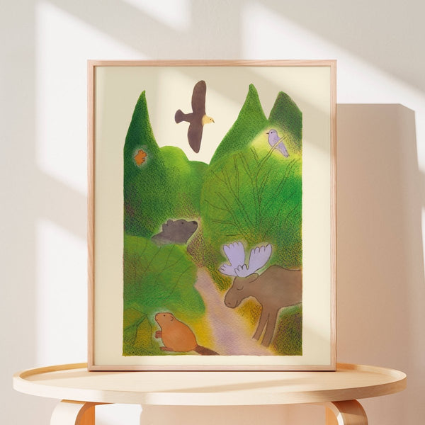 Affiche Taïga Paperole 8 x 10 - Ex-voto
