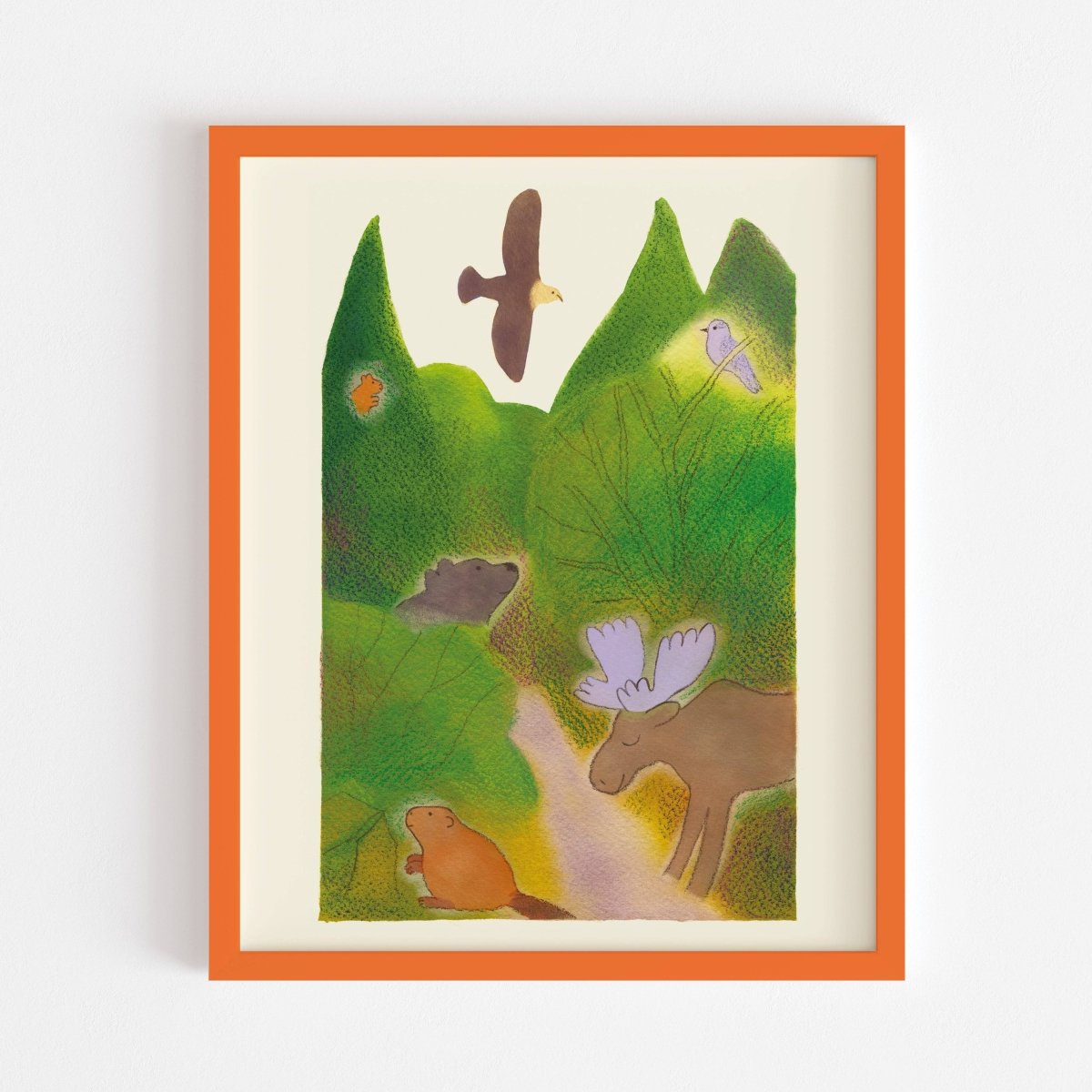 Affiche Taïga Paperole 8 x 10 - Ex-voto