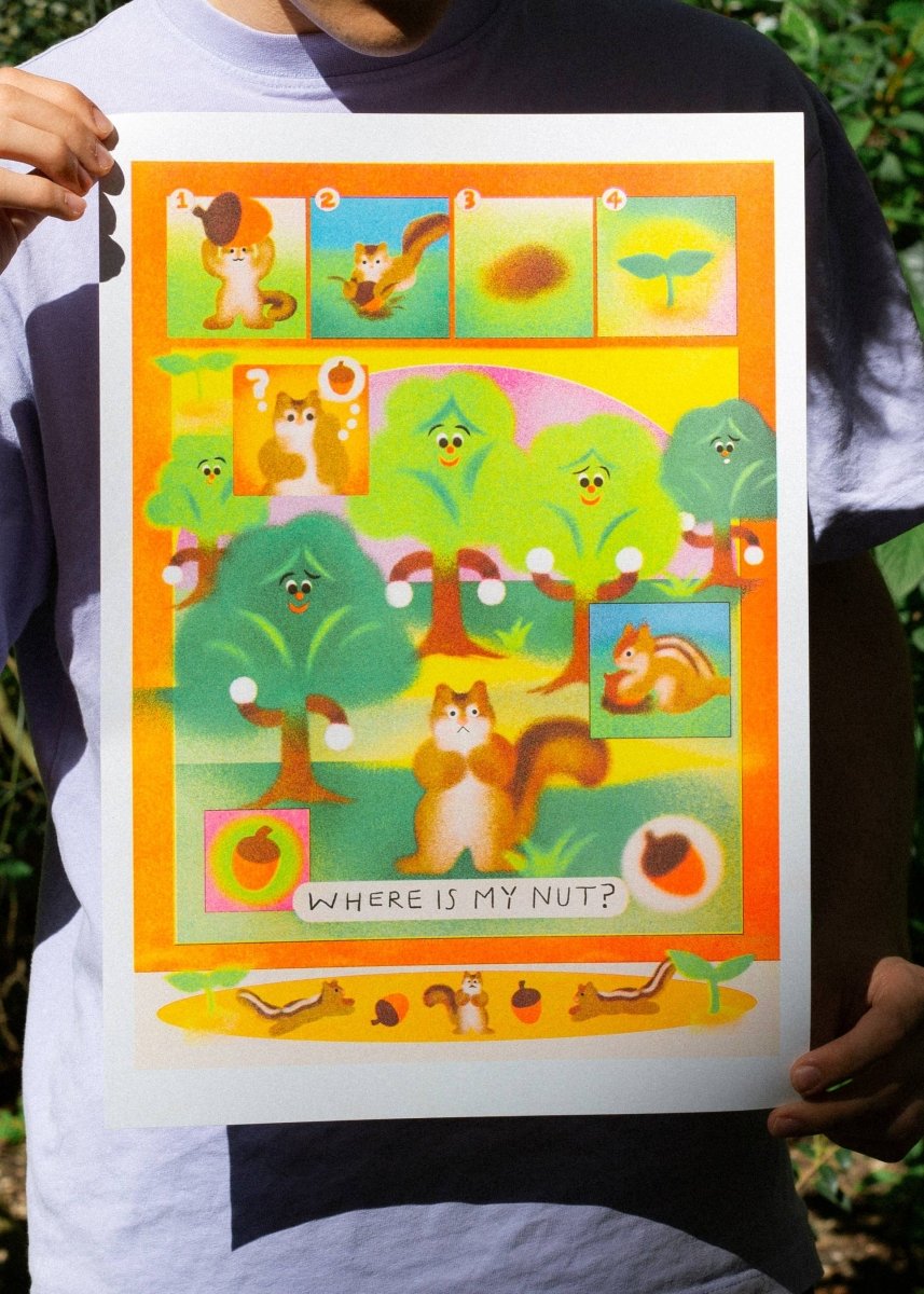 Affiche The Little Gardener 12 x 17po Zoey Kim Kiblind Atelier - Ex-voto