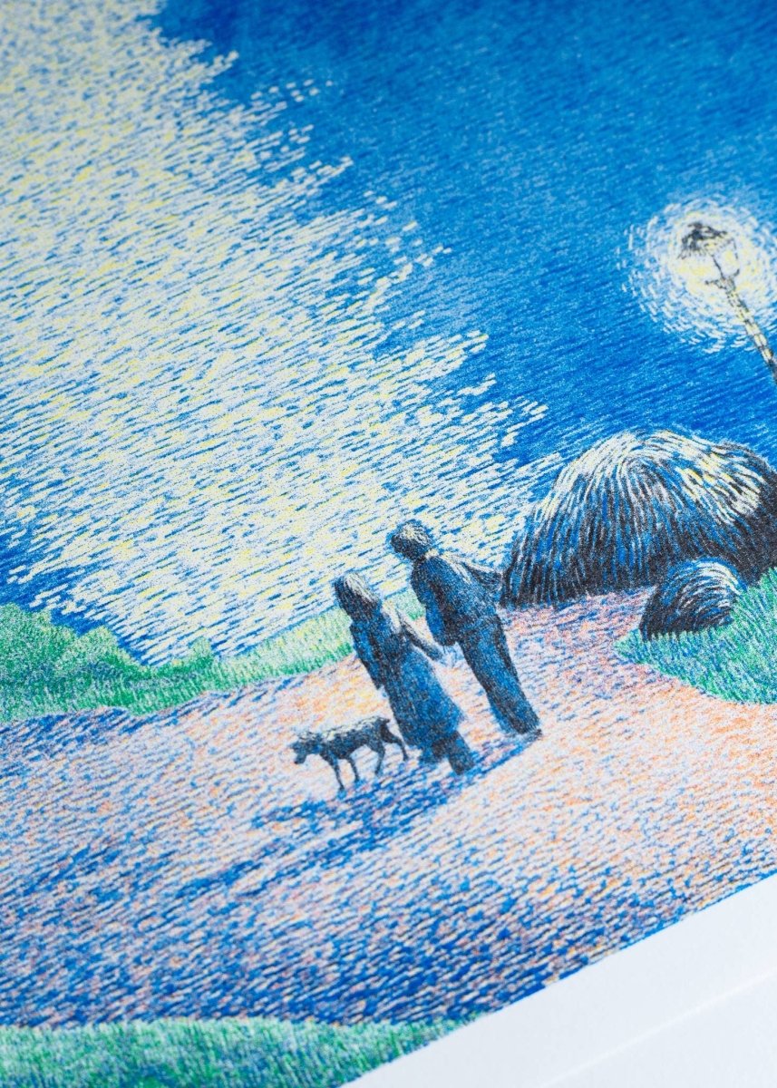 Affiche The Starry Night 12 x 17po Manon Diemer Kiblind Atelier - Ex - voto