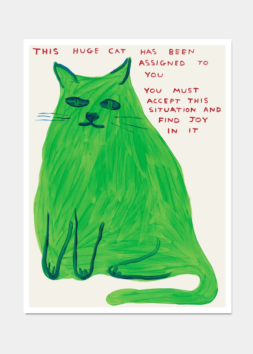 Affiche This Huge Cat 60 x 80 cm D.Shrigley - Ex - voto