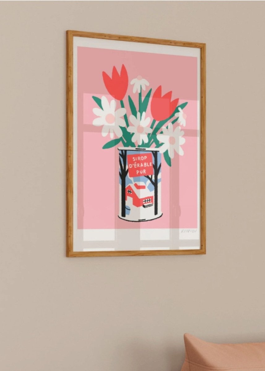 Affiche TOUTE Bouquet Sirop d'érable - Ex - voto