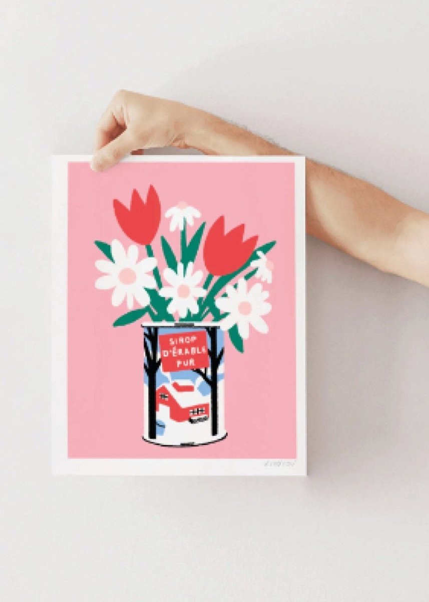 Affiche TOUTE Bouquet Sirop d'érable - Ex - voto