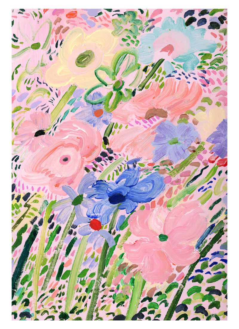 Affiche TPC Summer Meadow 30 x 40cm Katy Smail - Ex - voto