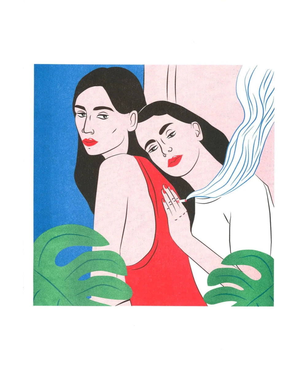 Affiche Twin 12 x 17po Kine Andersen Kiblind Atelier - Ex-voto
