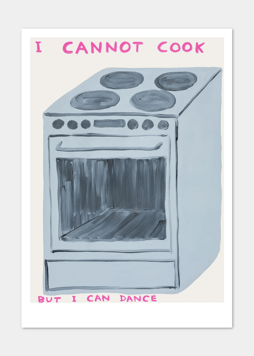 Affichette A5 I Cannot Cook D.Shrigley - Ex - voto