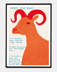 Affichette A5 Signs of the Zodiac D.Shrigley - Ex - voto
