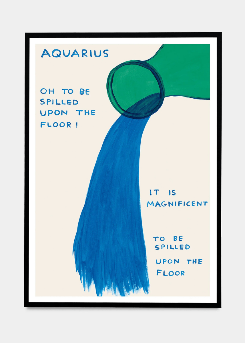 Affichette A5 Signs of the Zodiac D.Shrigley - Ex - voto