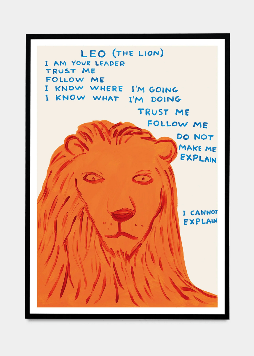 Affichette A5 Signs of the Zodiac D.Shrigley - Ex - voto