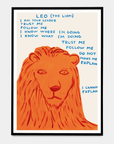 Affichette A5 Signs of the Zodiac D.Shrigley - Ex - voto