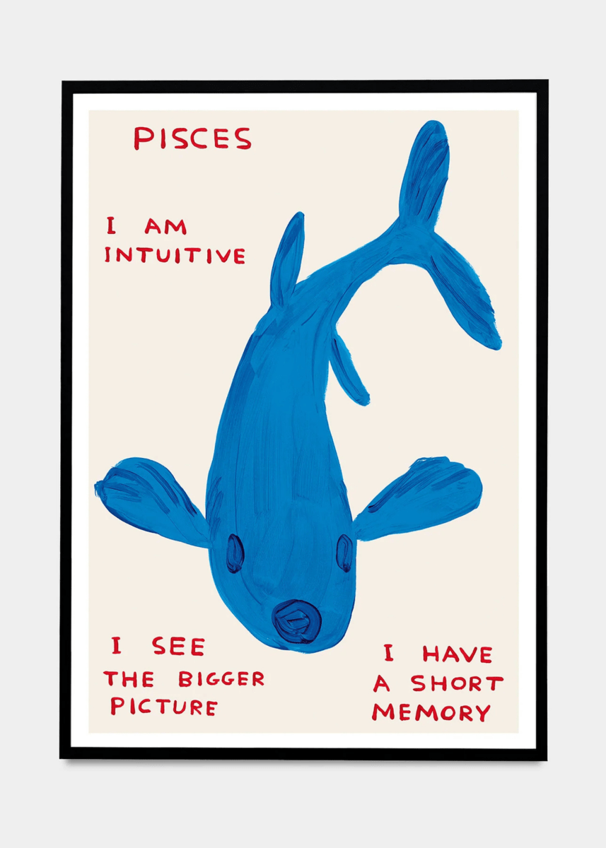 Affichette A5 Signs of the Zodiac D.Shrigley - Ex - voto