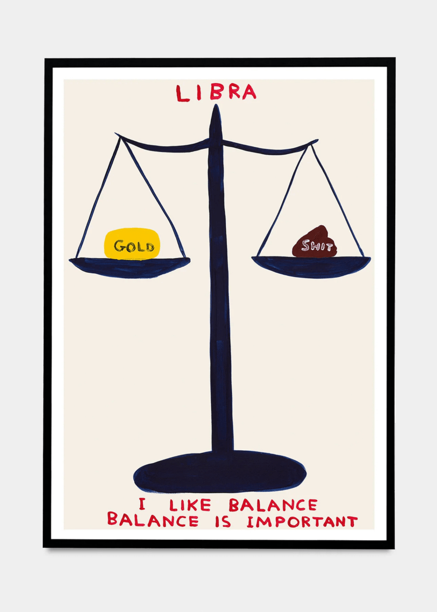 Affichette A5 Signs of the Zodiac D.Shrigley - Ex - voto