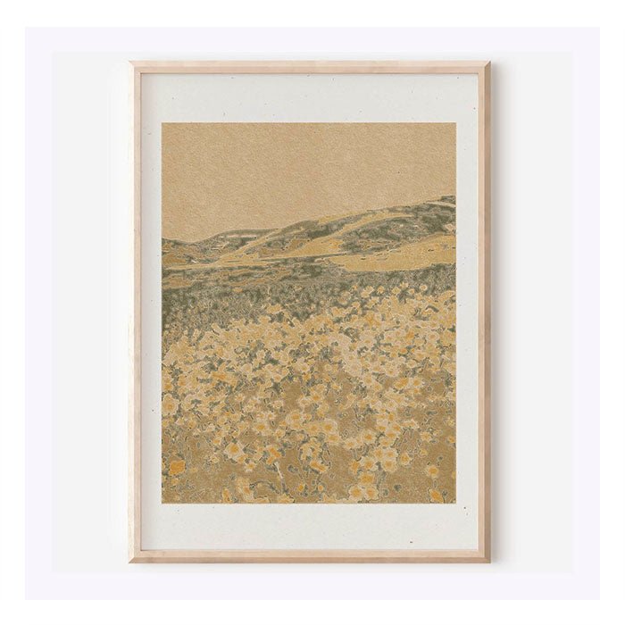 Affichette Field of 70's Wallpaper 8.5 x 11 Cocoshalom - Ex - voto