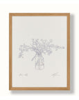 Affichette Flower Study Cocoshalom 8 x11 - Ex - voto