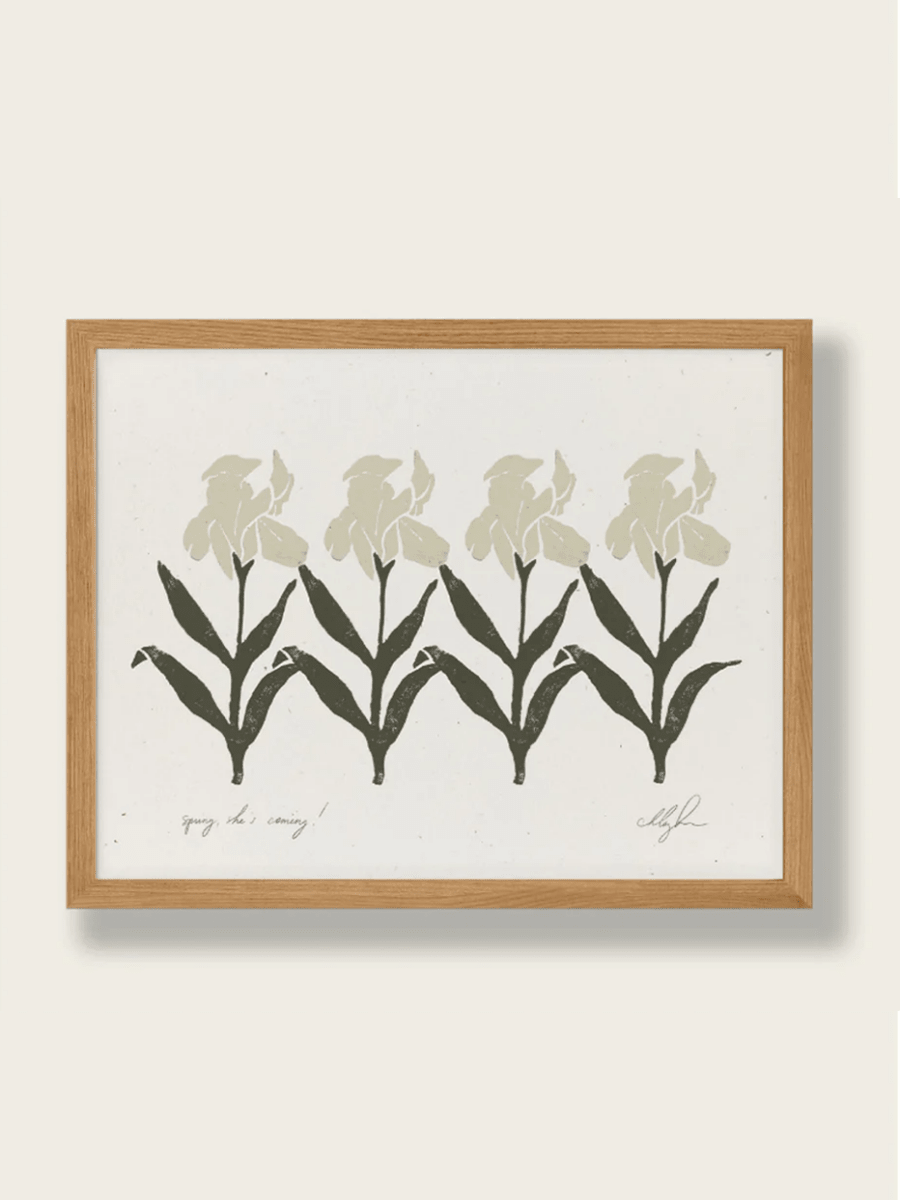 Affichette Spring! She's Coming! 8.5 x 11 Cocoshalom - Ex - voto